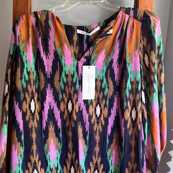 NWT Collective Concepts Art Western Aztec Print Dress - Picture 3 of 8